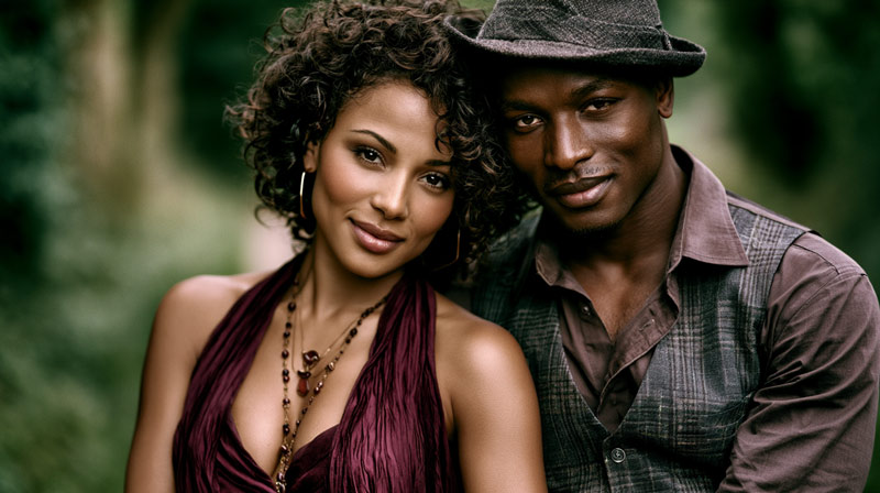 MC Solaar and Caroline