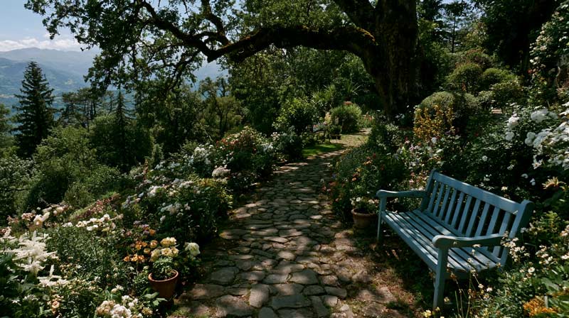 French country garden